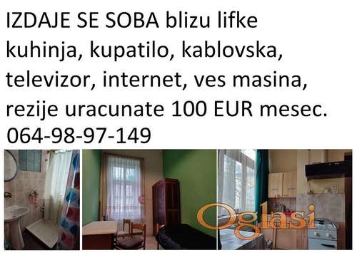 soba izdavanje subotica